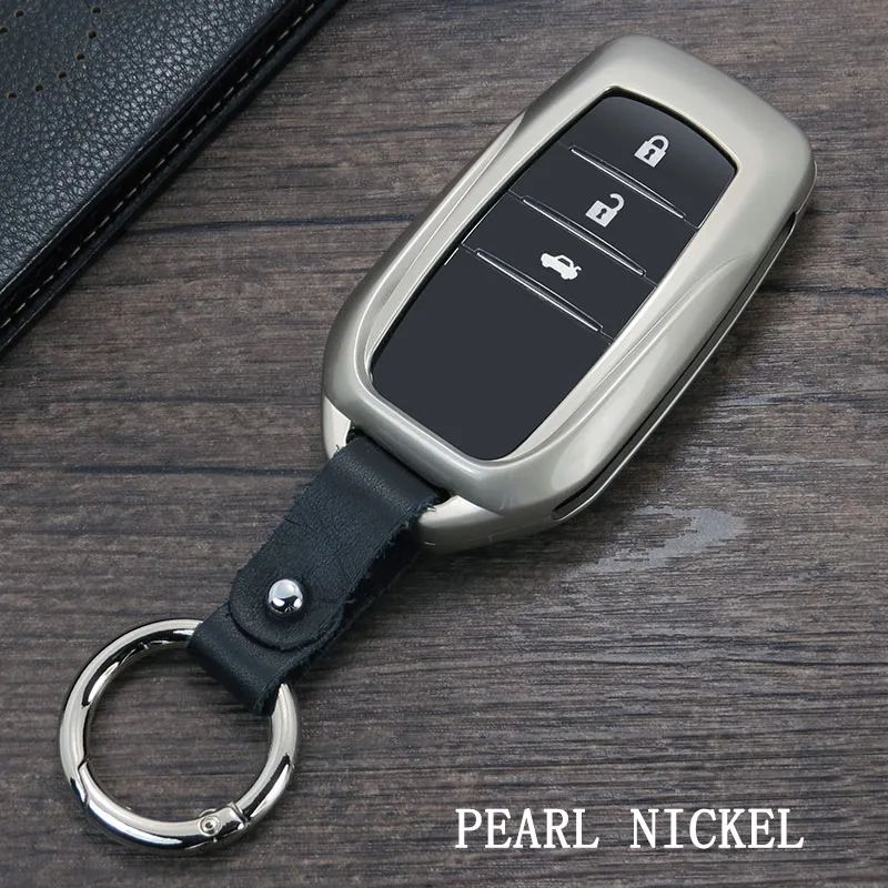 type11 Zinc Alloy Key Cover Case For Toyota Chr C-hr Land Cruiser 200 Avensis Auris Corolla Car Key Protection keychain - Название цвета: type11