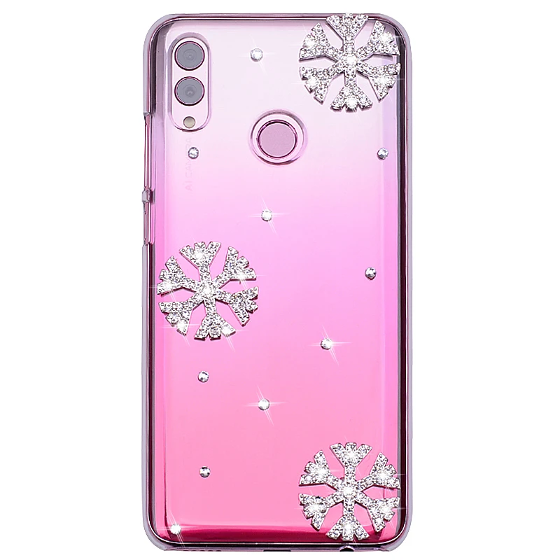 Шикарные чехлы со стразами для Huawei Y6 Y5 Prime 2018 P20 P9 P10 Mate 10 Lite Honor 9 7C 7A Pro 8X 8C P Smart crystal
