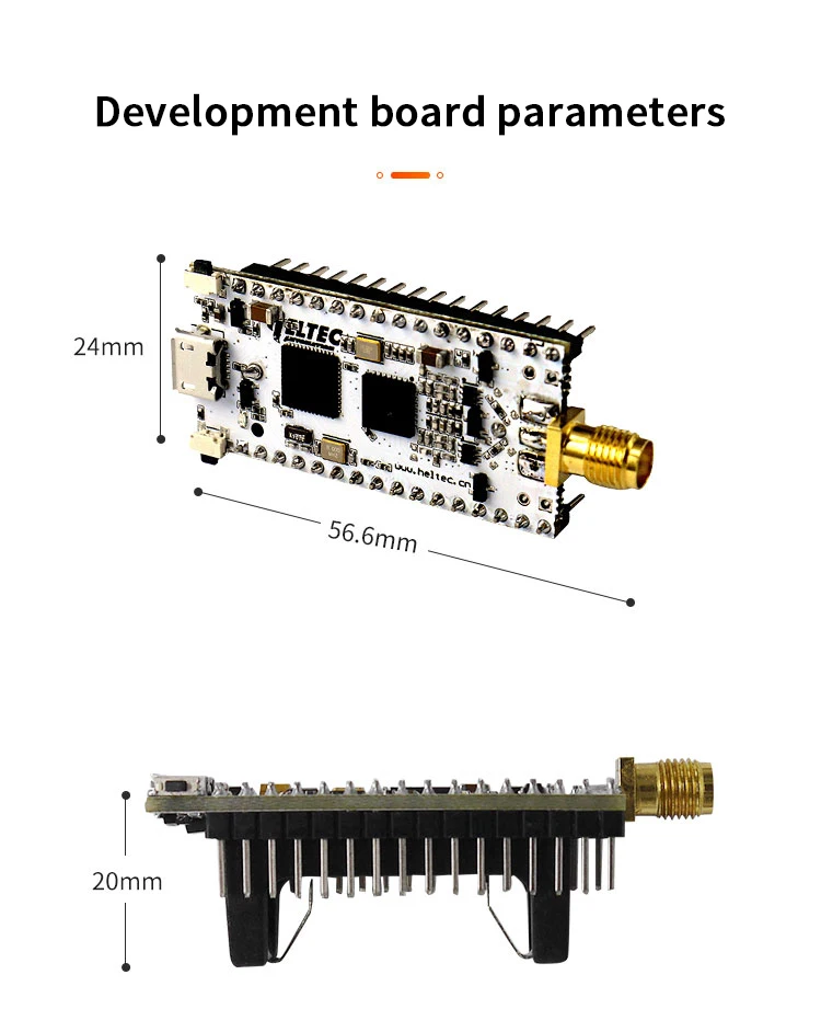 STM32L151CCU6+ SX1276 LoRaWAN node ультра низкая мощность 1/2AA Li SOCl2 макетная плата