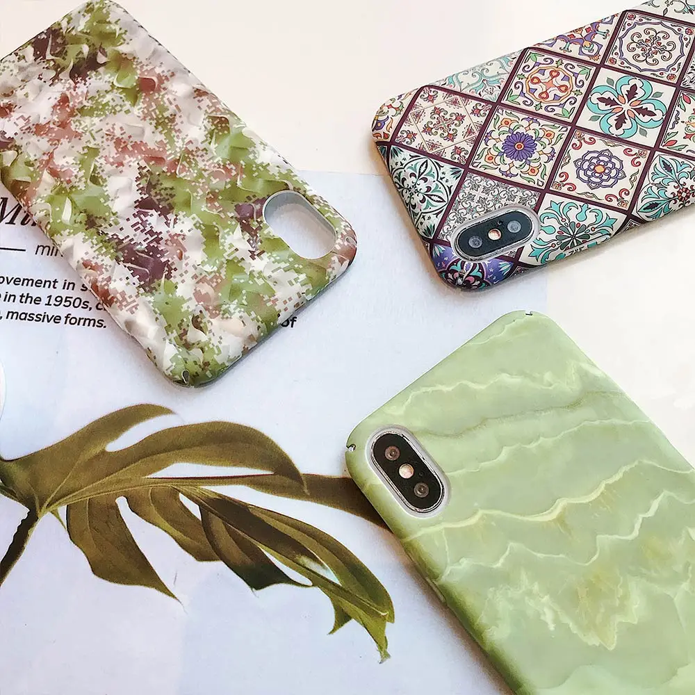 Geometric PC Phone Case For iPhone 7 8 X XS XR MAX 6 6s Plus 5 5S SE Fundas Conque | Мобильные телефоны и аксессуары