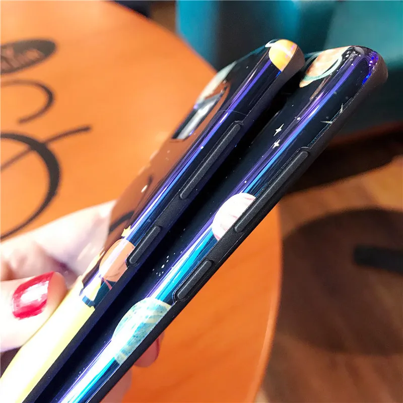 YHBBCASES девушка фантазия космическое пространство планета Луна Чехол для samsung Galaxy S8