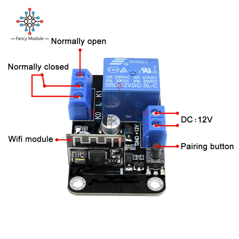 DC 12V ESP8285 WiFi беспроводной переключатель цикл реле задержки таймера модуль для IOS