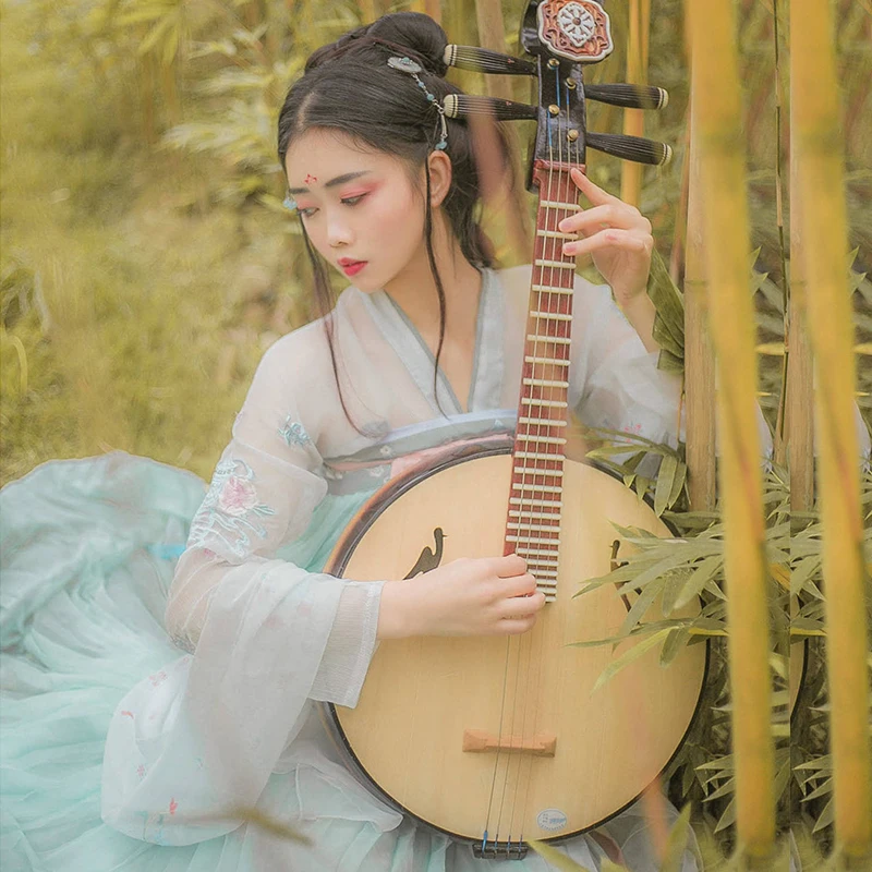Женское новое платье Hanfu сказочный национальный костюм принцессы Летнее Длинное