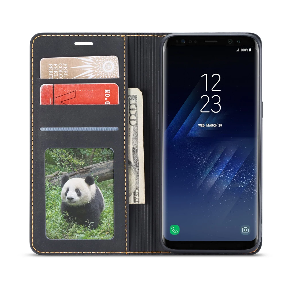Кожаный чехол-бумажник для Samsung Galaxy S20 Ultra S9 S8 S10 5G A10 A40 A50 A60 A70 A30 M10 A6 A7 A8 J4 J6 Plus 2018