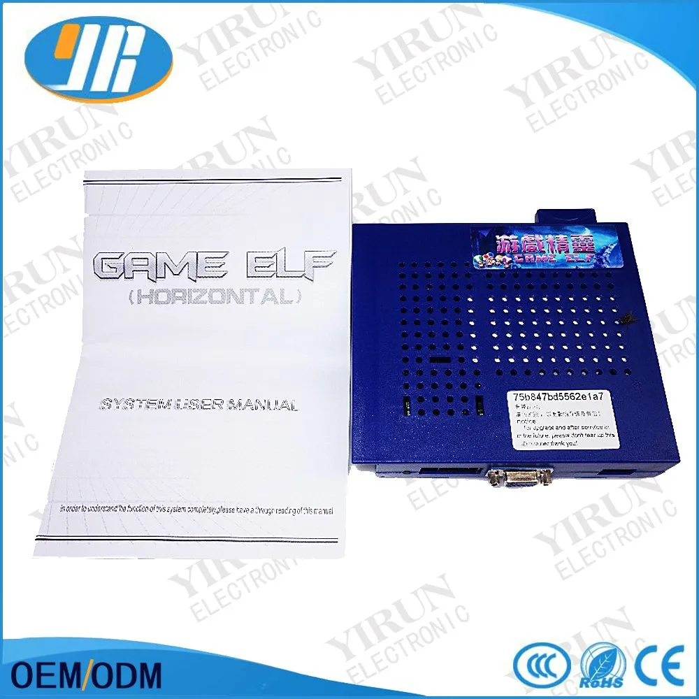 Arcade ame Elf 619 в 1 печатная плата для CGA монитора и LCD VGA с 28 контактами jamma провода жгут