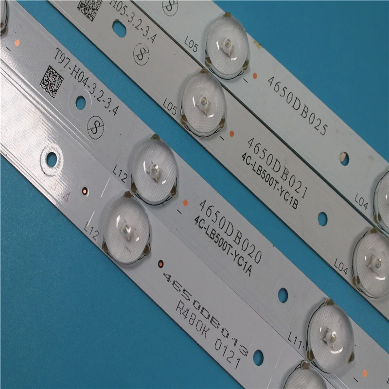 1 комплект = 4 шт. светодиодная подсветка для TCL D50A710 L50F2850A RF-BS500E32-0701L RF-BS500E32-0701R-02 A0 |