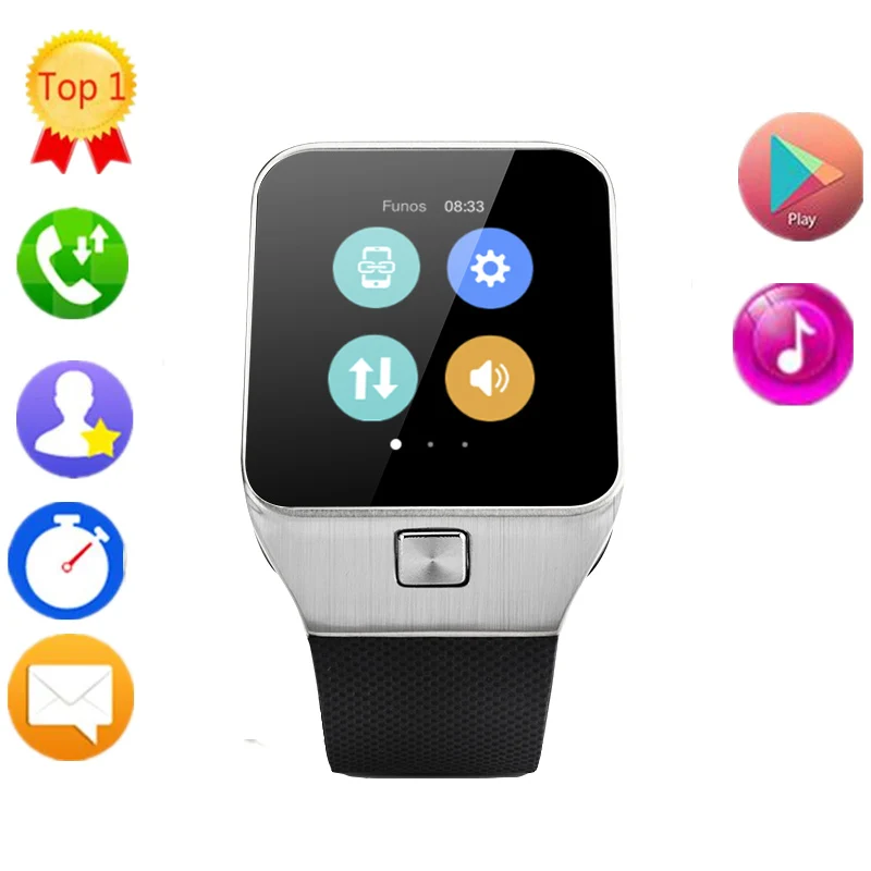 N8 Android 4.4 спортивные 3G Смарт часы Поддержка нано сим карты WI FI GPS Google