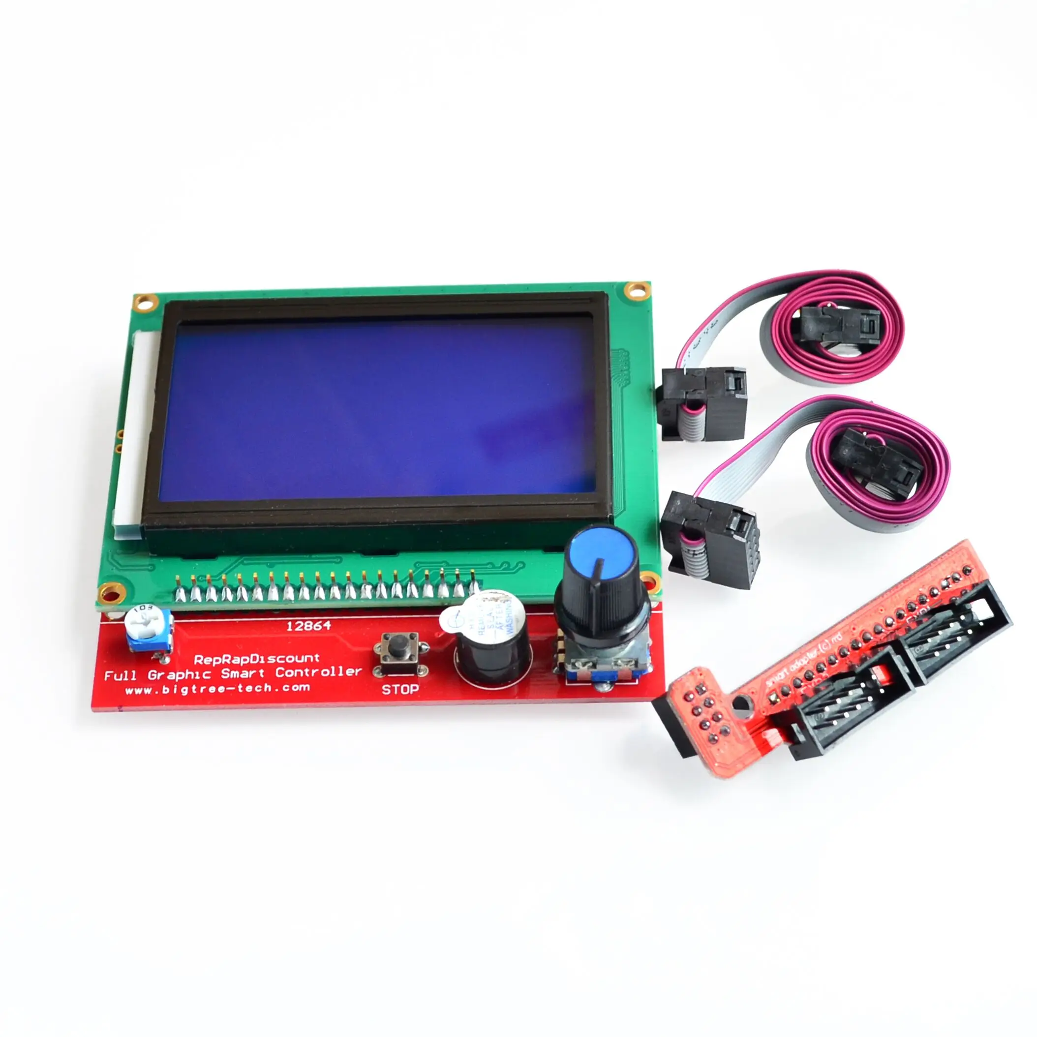 1 компл./лот 12864 LCD Ramps Smart Parts RAMPS 4 Control ler Panel Display монитор Материнская плата синий