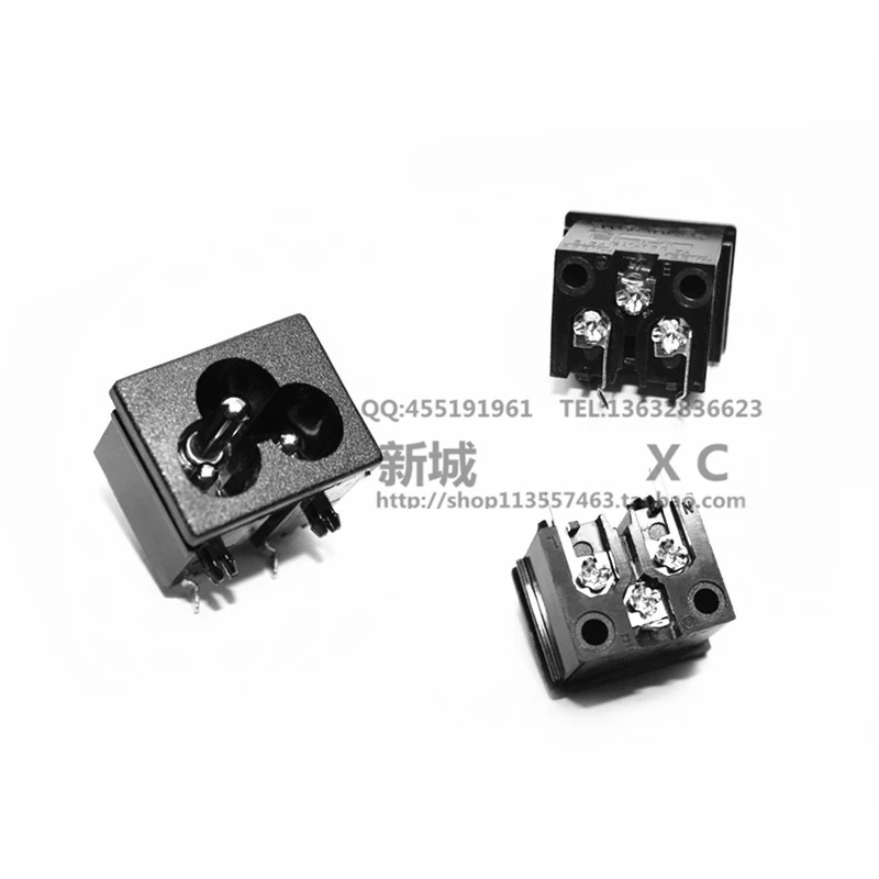 Plum Mickey Mouse AC power outlet adapter module embedded with a full three-hole copper ground socket | Электроника