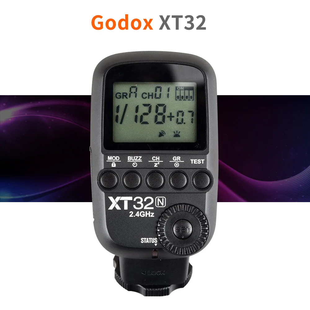 Godox XT32C XT32N 1/8000s Высокоскоростная синхронизация 2 4G беспроводной триггер вспышки