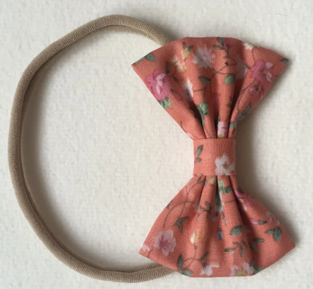 

MengNa 24pc/lot 4.8" Newborn Nylon Headband Girls Elastic Hairband Hair Bow Headbands Kids Girls Hair Accessories