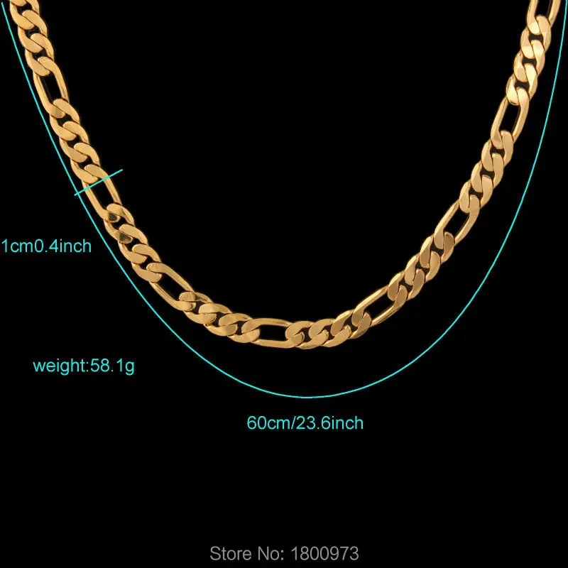 Женская цепочка золотого цвета 18 к 60 см модные ювелирные изделия для свадьбы в