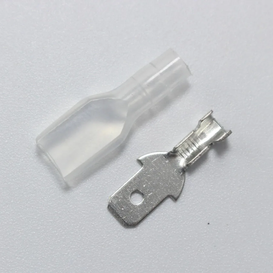 10 комплектов обжимной наконечник 4 8 мм штекер + гнездо коннектор с корпусом для