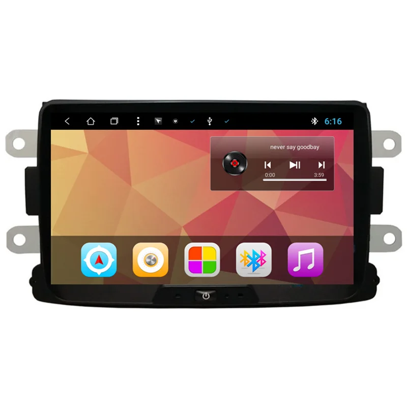 " Android автомобильный мультимедийный стерео радио аудио DVD gps навигация головное устройство для Renault Dacia Duster Captur Sandero Logan Dokker