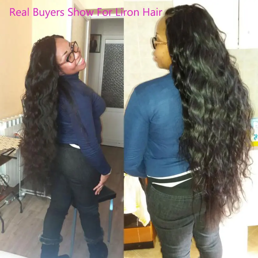 7а Норки Бразильские Волосы Девственницы Объемной Волны 4 связки Бразильский