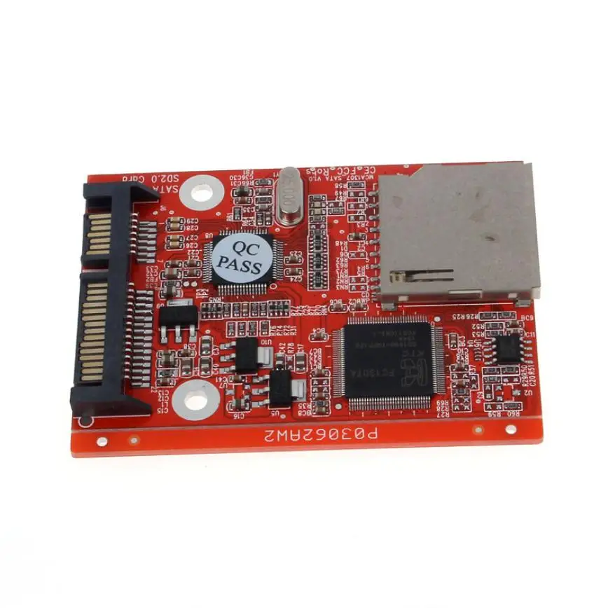 Новый SD SDHC MMC карта на SATA 7 с 15pin HDD жесткий диск конвертер jn5 |