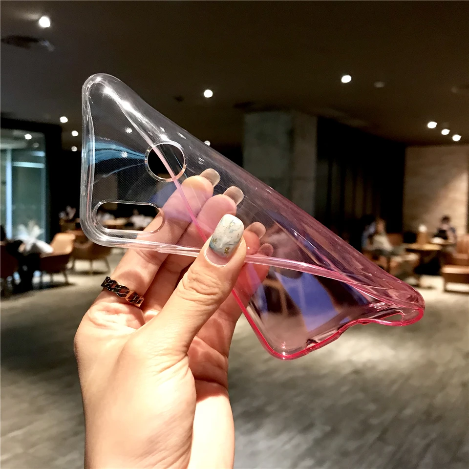 Цветной Радужный ТПУ чехол для телефона Huawei P20 Lite P10 Mate 20 Pro 10 9 Nova 3 4 Honor 8X 7X 6X 7A 6A 5A 7C 8