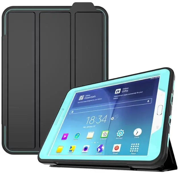 Противоударный чехол для планшета Samsung Galaxy Tab S2 8 0 T710 T715 с подставкой и ручкой |