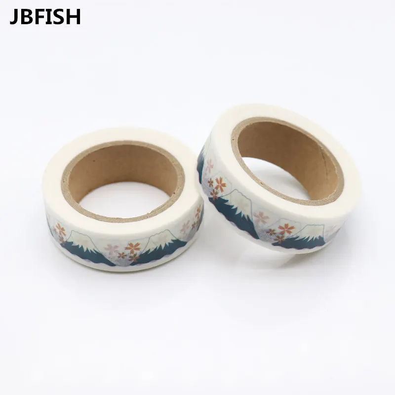 JBFISH красивые снежные горные Васи бумажные Маскировочные ленты DIY Скрапбукинг