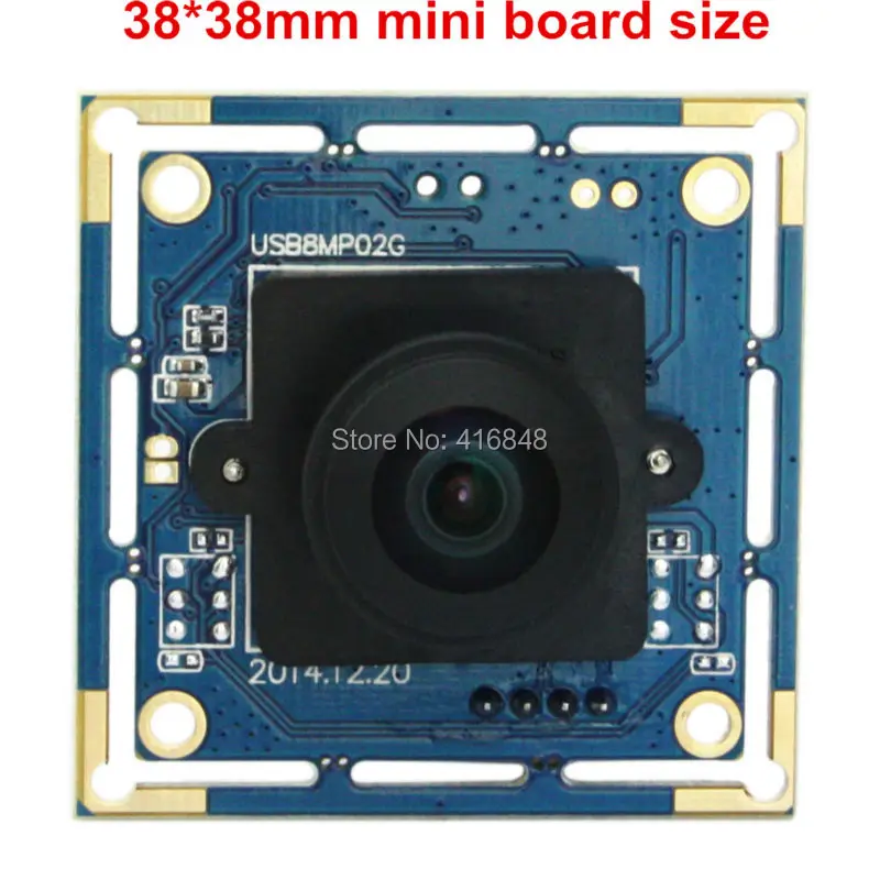 5 шт. 8MP USB плата для камеры видеонаблюдения Sony IMX179 180 Рыбий глаз градусов Объектив