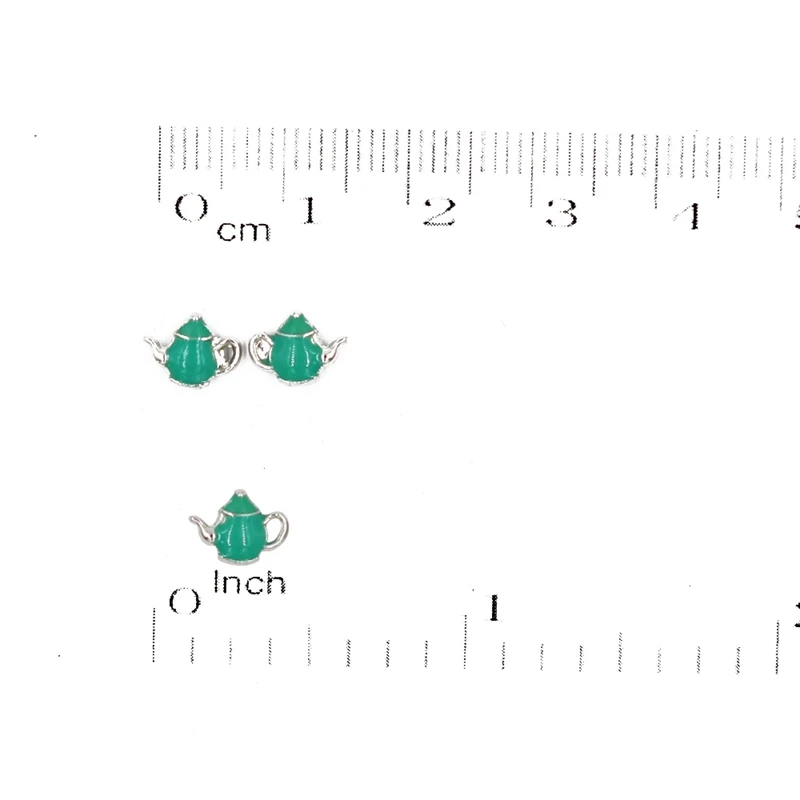Зеленый чайник Плавающие Подвески для живой памяти стеклянный плавающий