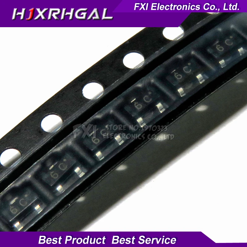 100 шт. BC817-40 BC817 SOT23 сот 6C Силовые транзисторы NPN SOT23-3 общего назначения транзистор