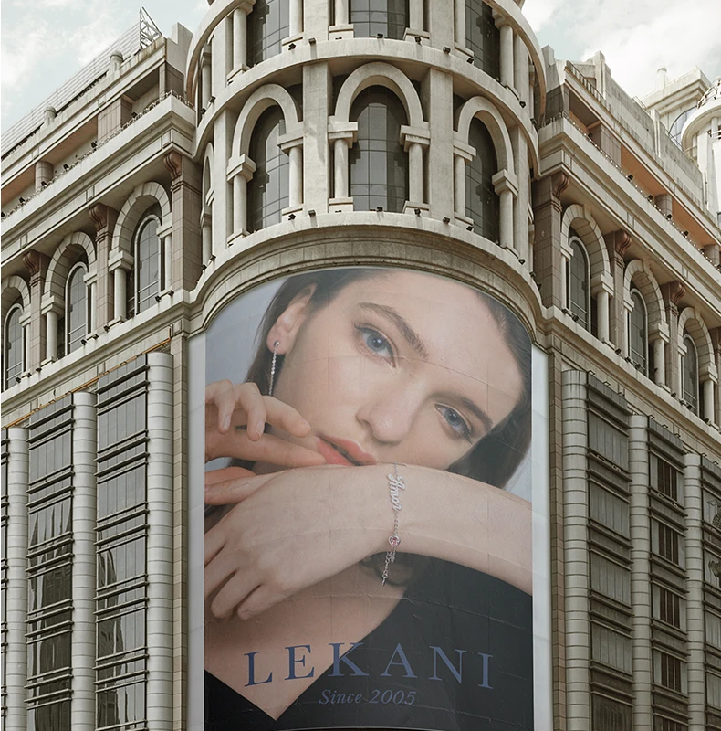 LEKANI элегантная чакра любовника оранжевые кристаллы от Swarovski цепочка ключицы 925 пробы Серебрянное ювелирное ожерелье рейки