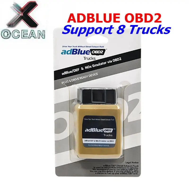 Новейший эмулятор AdblueOBD2 для грузовика RENAULT/BENZ/FORD и т. Д. Эмулятор adblue/DEF Nox с помощью