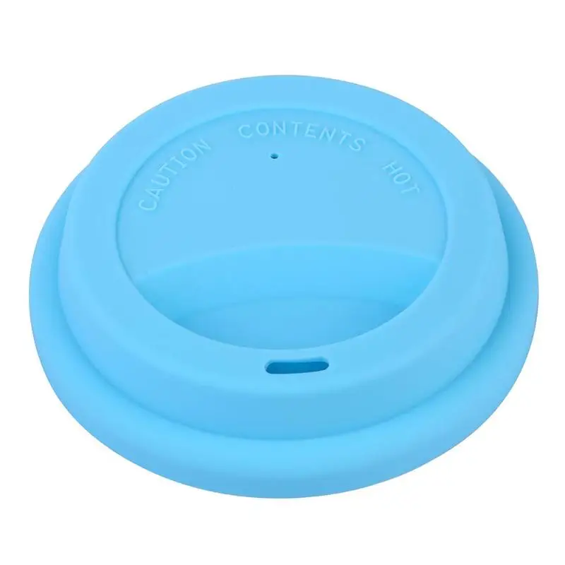 Light Blue Толстая силиконовая крышка для чашки многоразовая Анти-пыль герметичная силиконовая крышка для кофе чайная чашка с крышкой изоляционная чашка уплотнительная крышка аксессуары - Цвет: Light Blue