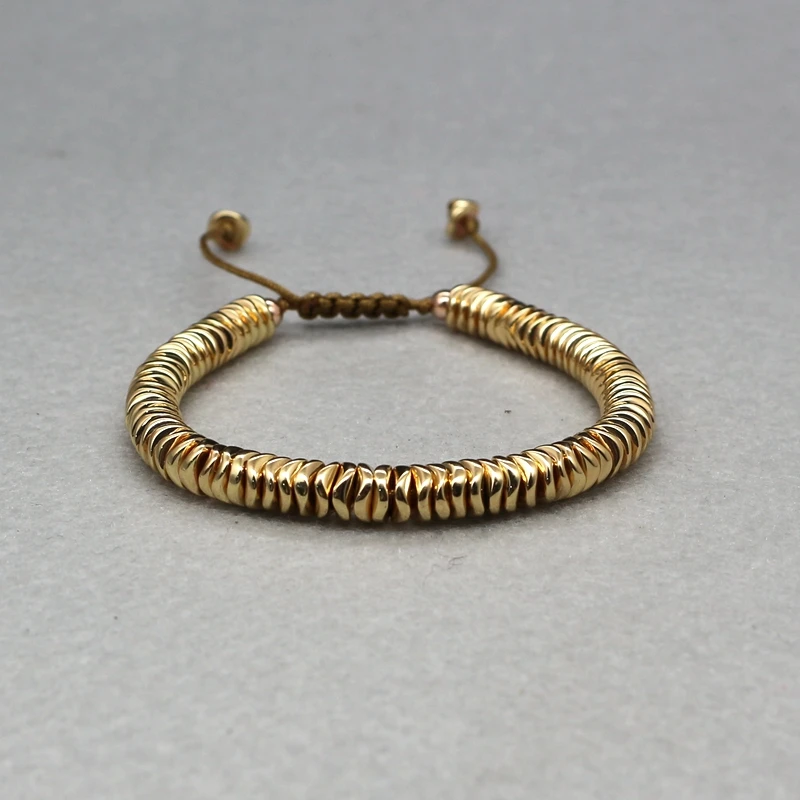 Simple metal bracelet new fashion beads adjustable vintage beaded bohemian wind male ladies | Украшения и аксессуары
