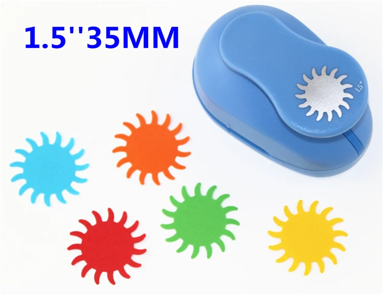 

free ship Sun 1.5'' (35mm) hole punch child diy craft punch scrapbook paper cutter scrapbooking punches Embosser kid S293615