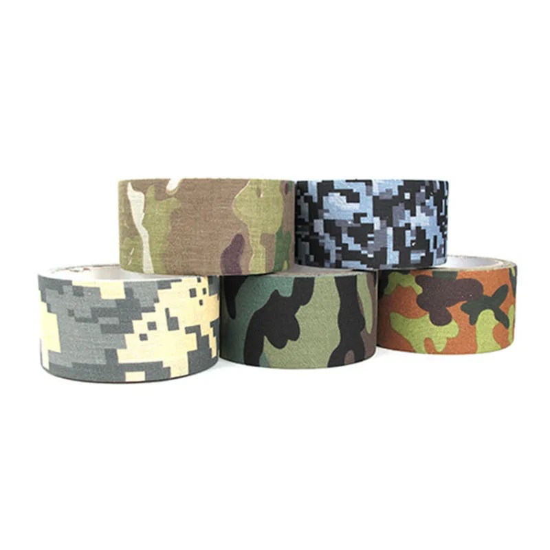 EDC 10M 1PC Camouflage Tape Waterproof Hunting Riding Bicycle Stickers Outdoor Camping Survival Equipment Tourism Portable Tools | Спорт и