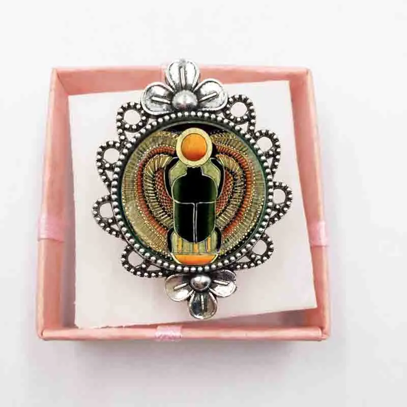 Мода 2017 г. Египетский скарабей кольцо Древнего Египта ювелирные изделия