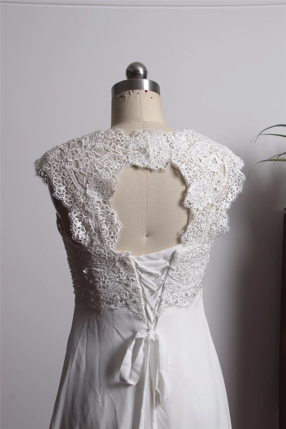 Простое Элегантное летнее пляжное свадебное платье недорогой халат для свадьбы