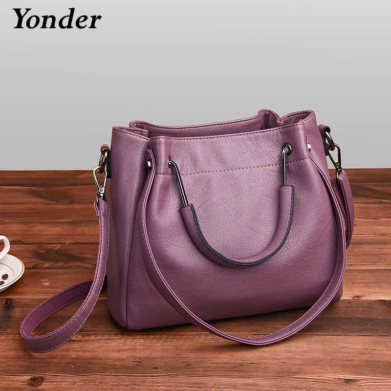 

Casual women's handbag soft leather tote purse shoulder bag ladies small crossbody hand bags for women female summer China black