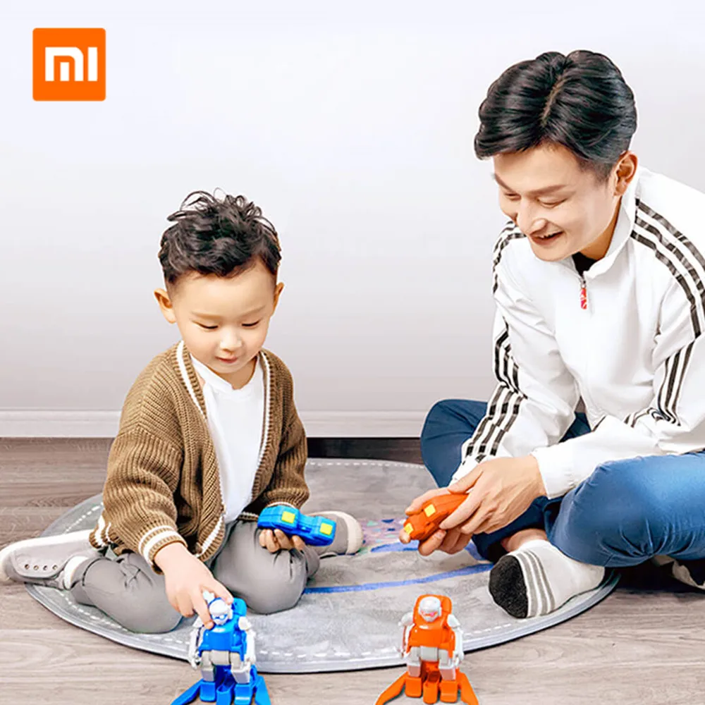 2 шт. новые Xiaomi Миту футбольный робот Builder DIY Детские Игрушки Роботы подарки на