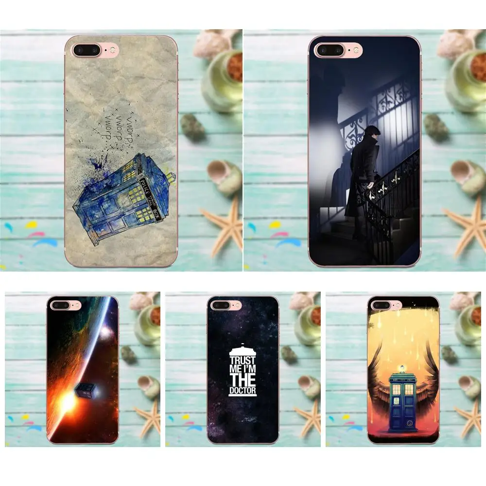 Мягкий ТПУ мобильный Шерлок 221b ТАРДИС Доктор Кто для Galaxy J1 J2 J3 J330 J4 J5 J6 J7 J730 J8 2015 2016