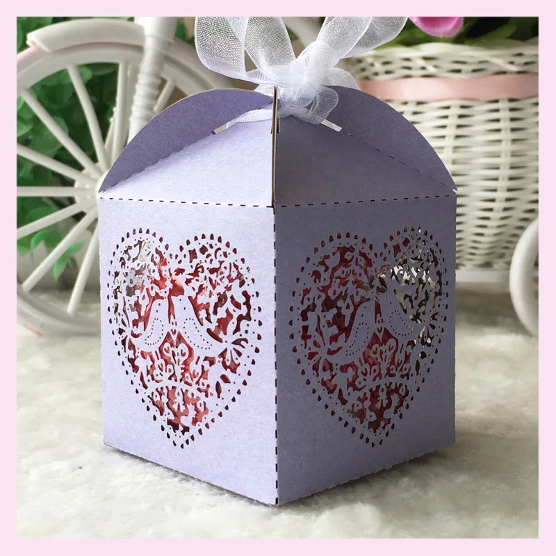 50 шт./лот &quotмалыш птица&quot Свадебные сувениры мини мешки для пирожных свадебные