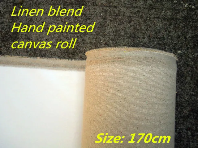 1 7 м Широкий брезент из смеси льна|canvas roll|blank canvas paintinglinen roll |