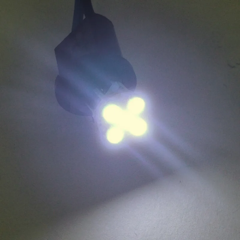 200 шт. DC12V T10 194 168 Клин 1 Вт 1210 5SMD 5LED белый светильник номерного знака автомобиля в