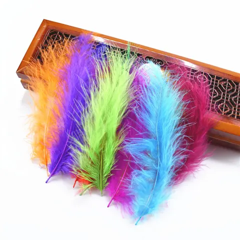 Пушистые перья индейки, 10-15 см, 4-6 дюймов, 100 шт./лот