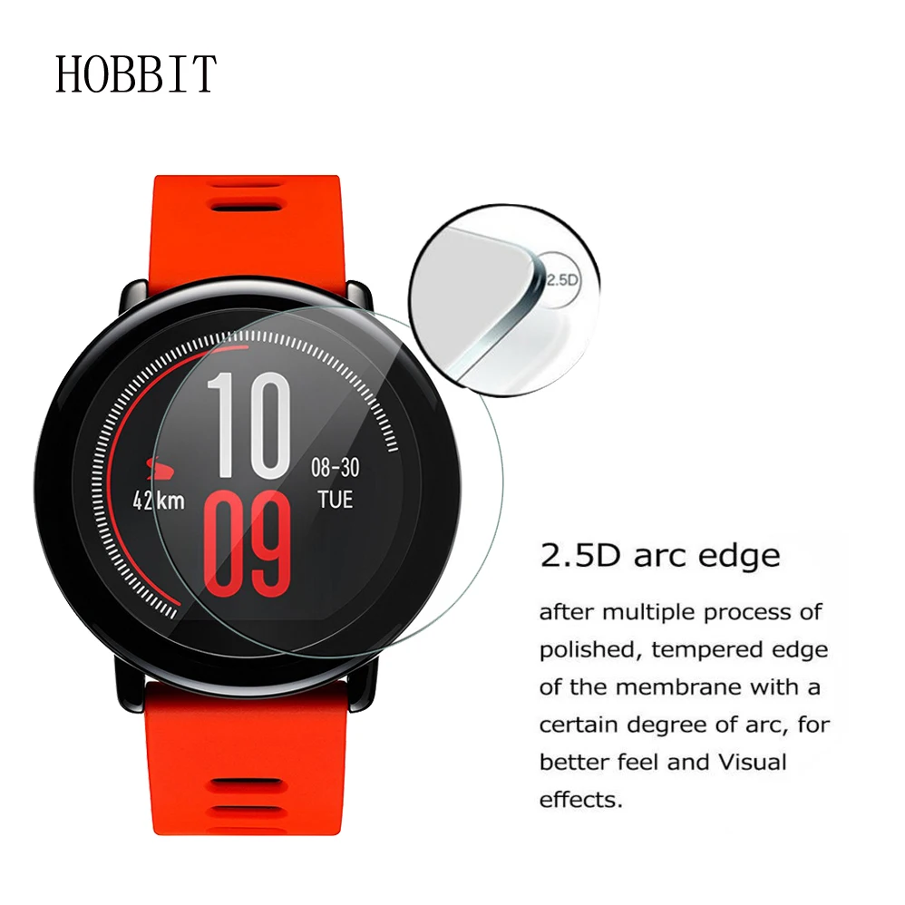 2/5 шт. для умных спортивных часов Xiaomi Huami Amazfit Pace прозрачное закаленное стекло
