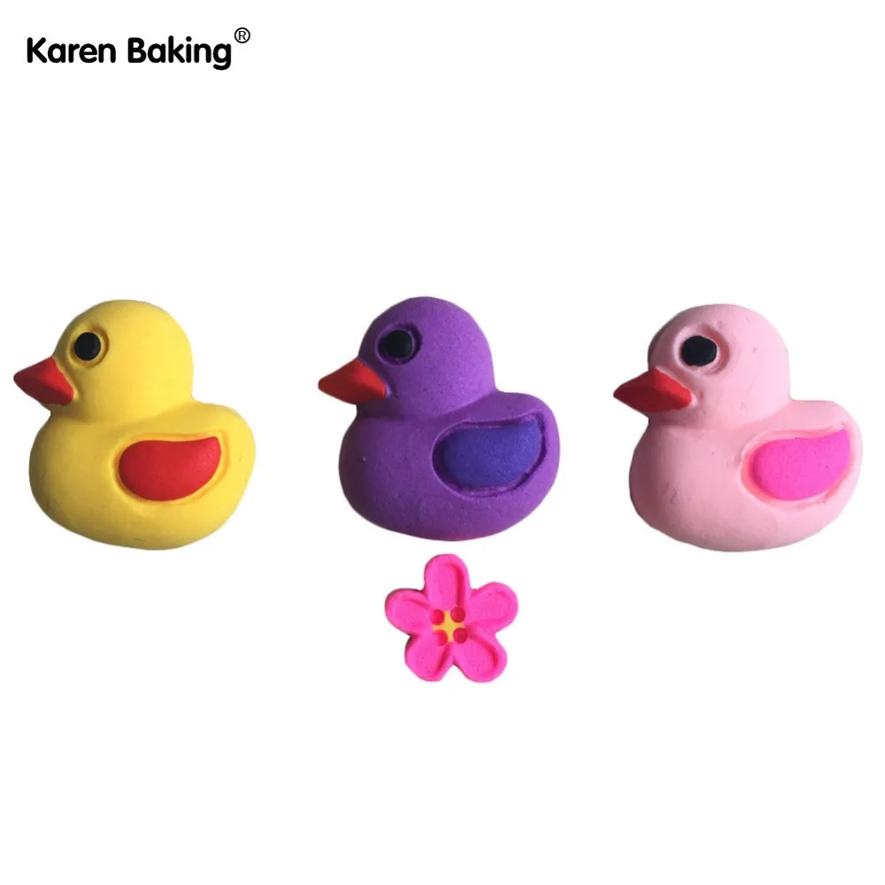 Новое поступление Дизайн 3D в Форма маленького утки силиконовые формы шоколадная