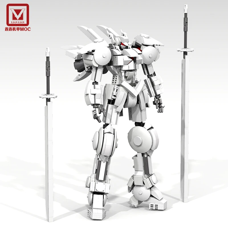 Kennie MOC дизайн персональный diy 784+ шт белый Gundam mk2 gundam модель строительные блоки фигурка для детей Подарки