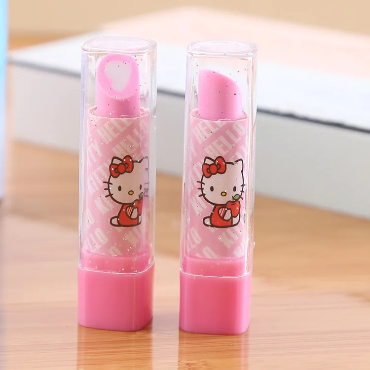 SY08 hello kitty помада креативная Корейская канцелярская ластик|stationery erasers|eraser eraserslipstick