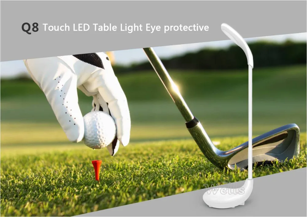 

White Touch Dimmable LED Desk Lamp USB Table Light Eye protective Rechargable Reading Table Lamp Lighting