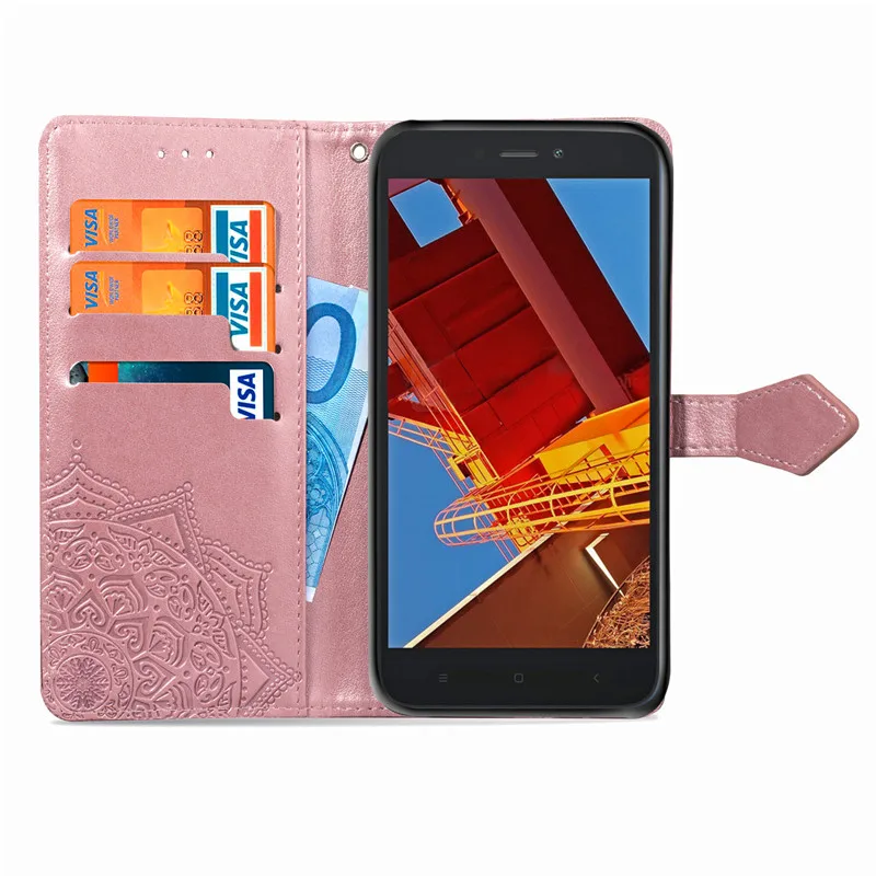 Чехол для Xiaomi Redmi Go чехол роскошный бумажник из искусственной кожи телефона Xiomi