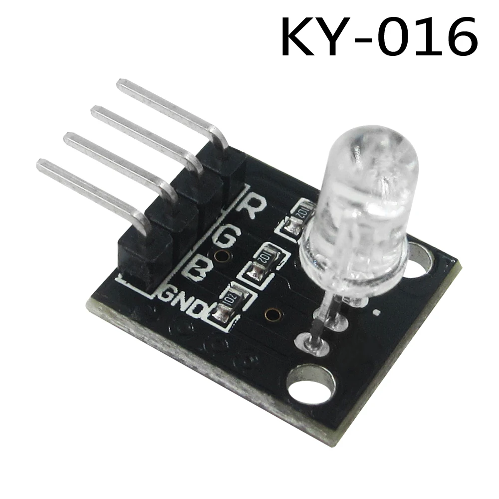 

HAILANGNIAO 10 шт./лот 4pin KY-016 три цвета 3 цвета RGB светодиодный модуль датчика DIY стартовый набор KY016