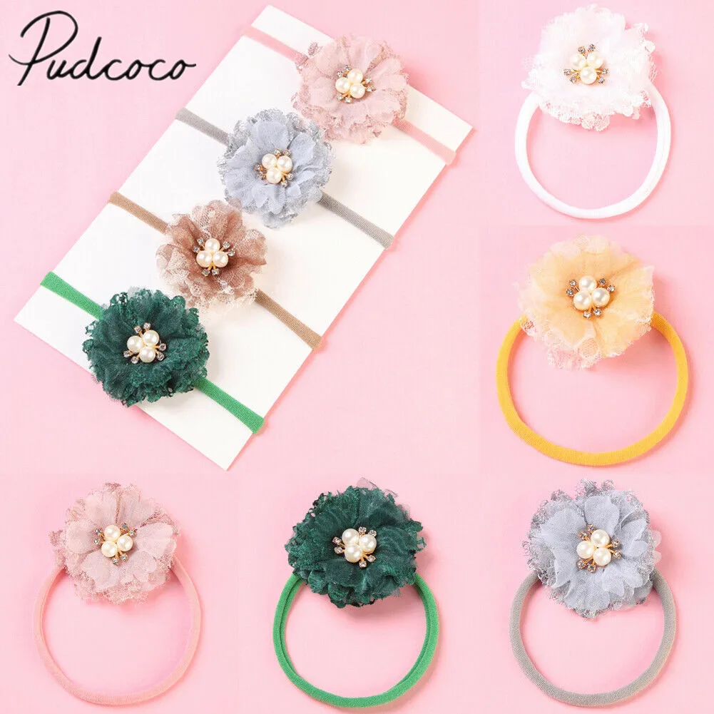 2019 Детские аксессуары шифоновые резинки для волос эластичная резинка веревка