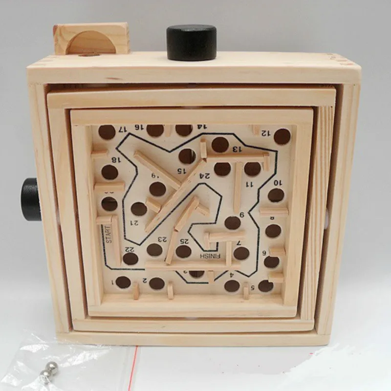 Деревянный лабиринт детские развивающие игрушки головоломка для развития мозга